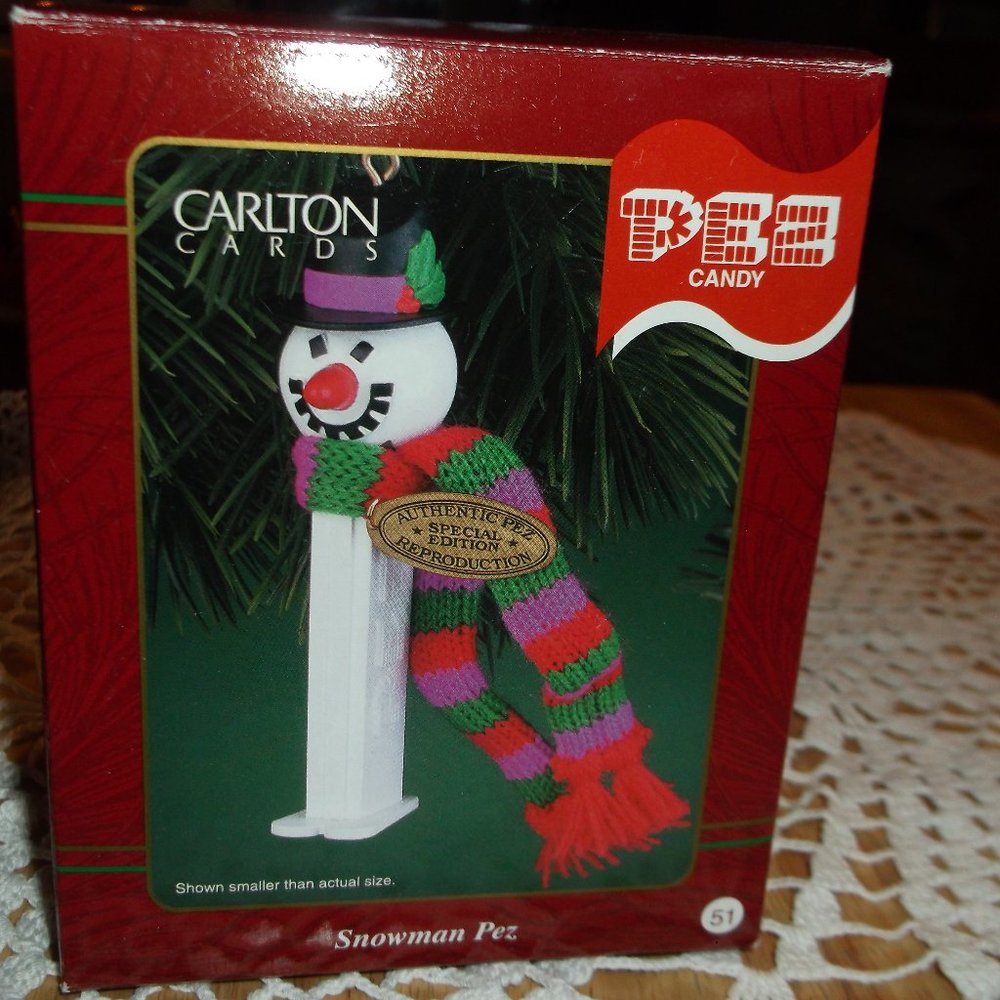 carlton pez ornament